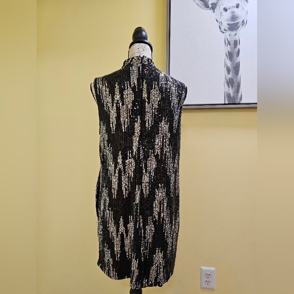 Superdry Sequin A Line Mini Dress, size US 8 - Picture 2 of 12